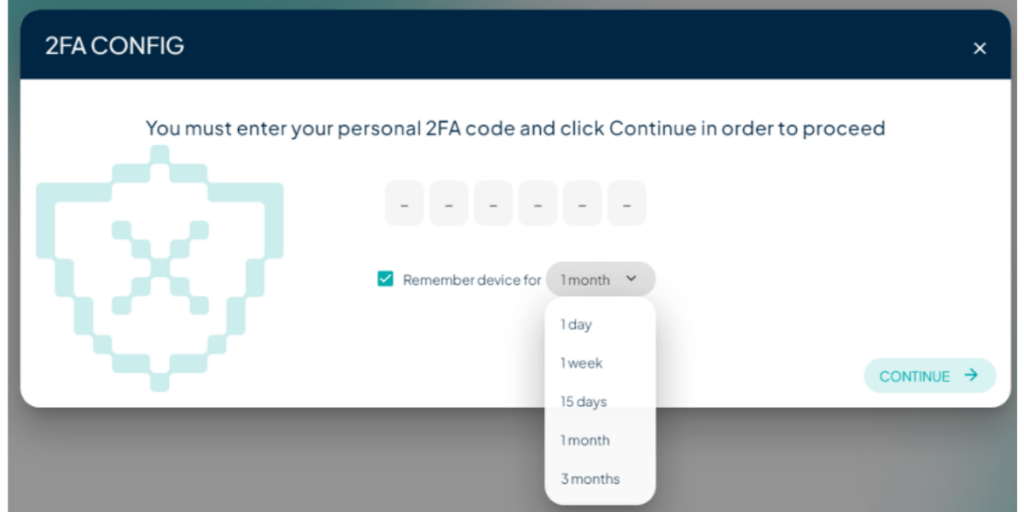 Panel de Control - Autenticación 2FA