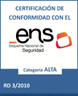 Esquema Nacional de Seguridad categoria ALTA